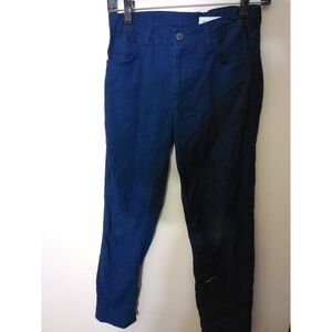 DeFacto Chino Pants Boys 11-12Y Navy Blue Classic Adjustable Waist Preppy School